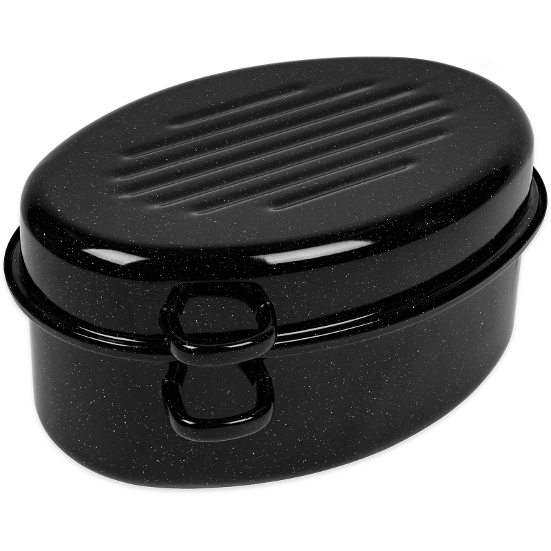 Dvoupekáč smalt ovál 38 cm