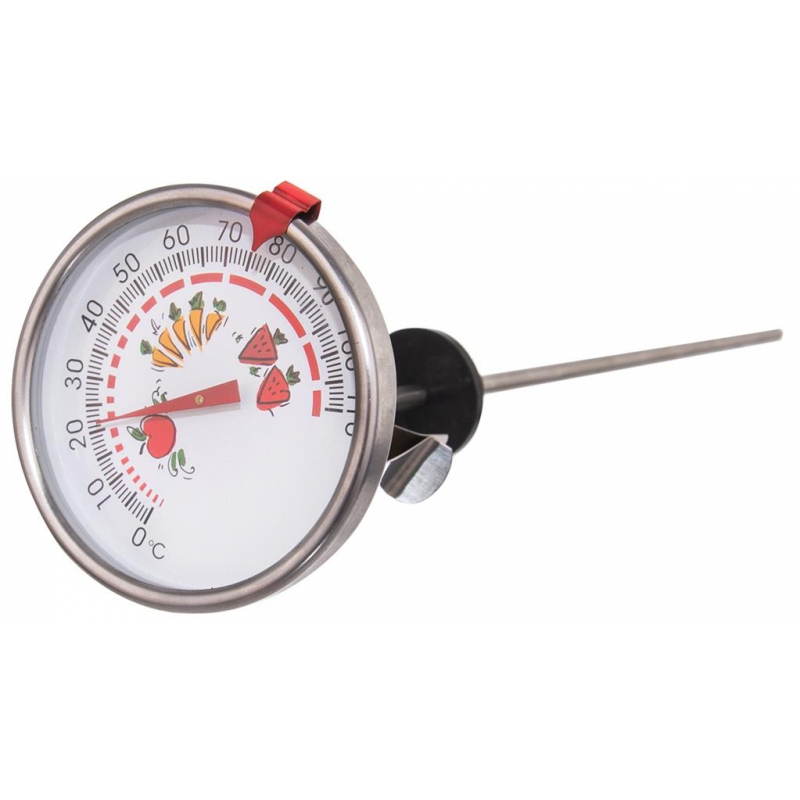 Teploměr nerez na zavařování 28 cm