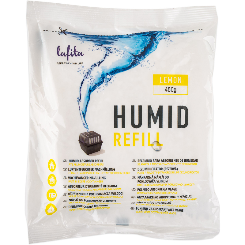 N�pl� do pohlcova�e vlhkosti Lafita citron 450g