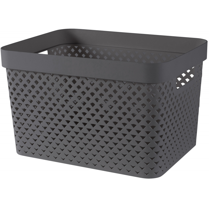 Košík Curver PURE šedý 17 l