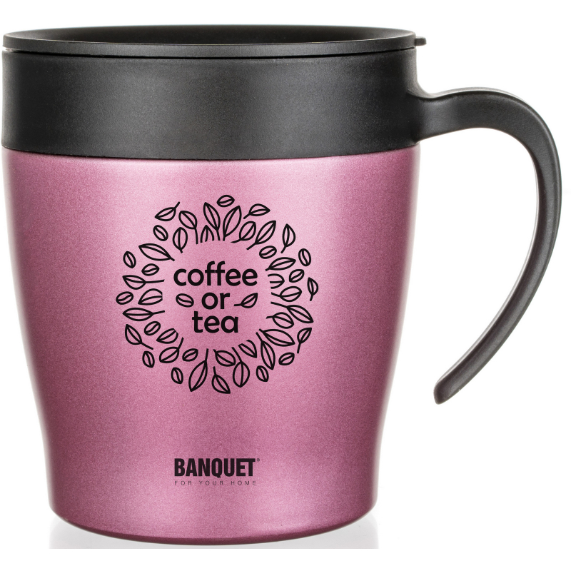 Termohrnek Banquet TAZZA 330 ml, r��ov�