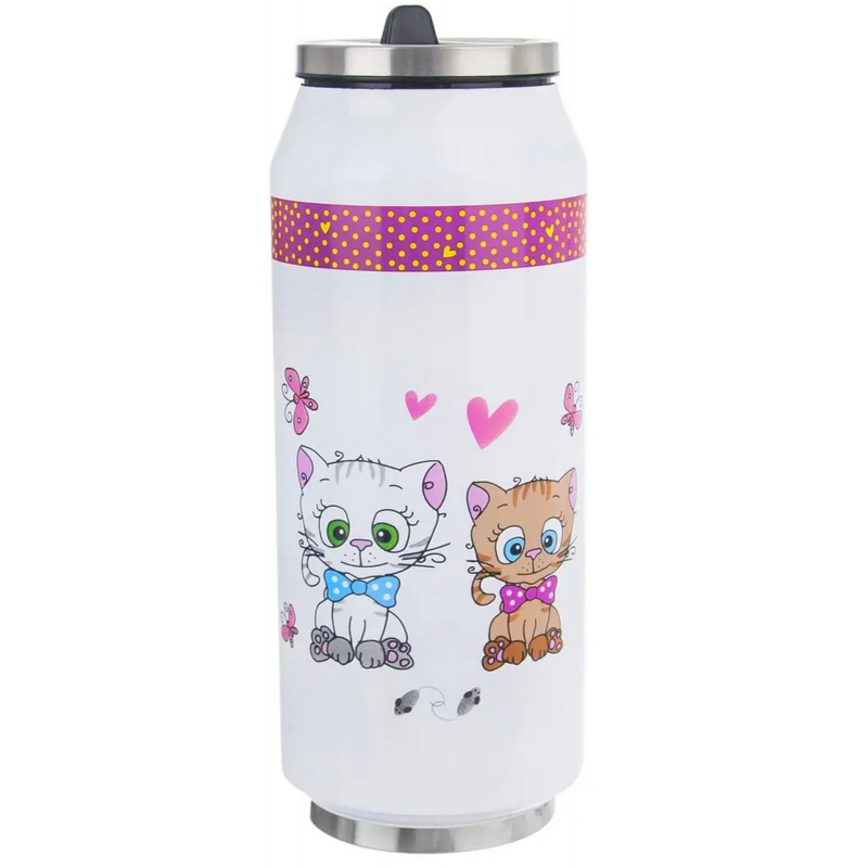 Termoska plechovka KOCOUŘI 0,4 l