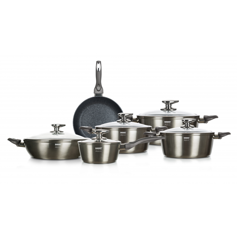 Sada n�dob� Banquet METALLIC PLATINUM 11 d�l�