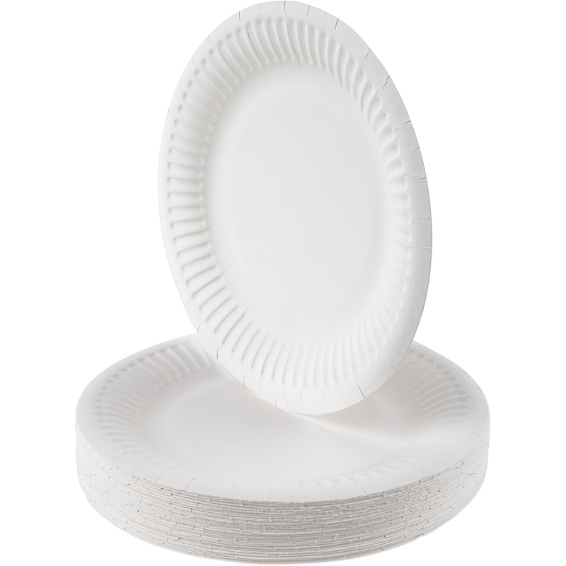 50x talíř papírový mělký 15 cm