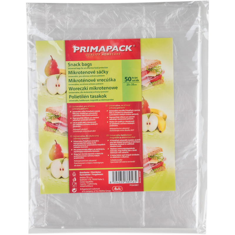 50x sáčky svačinové PrimaPack 35 x 25 cm