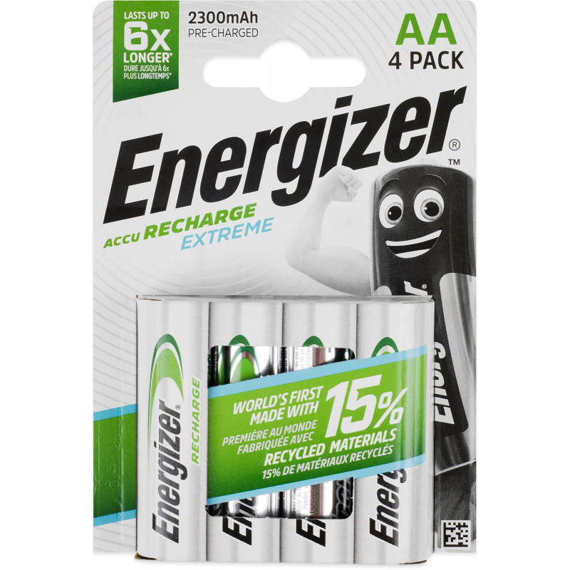 4x nabíjecí baterie Energizer HR6/2300mAh AA