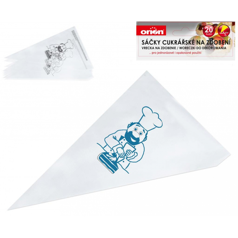 20x s��ek zdob�c� cukr��sk� Orion 34,5 cm