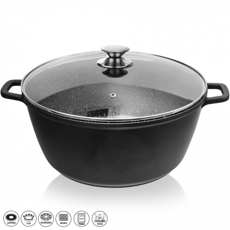 Hrnec Orion Grande hliníkový s poklicí 32 cm, 9,7 l