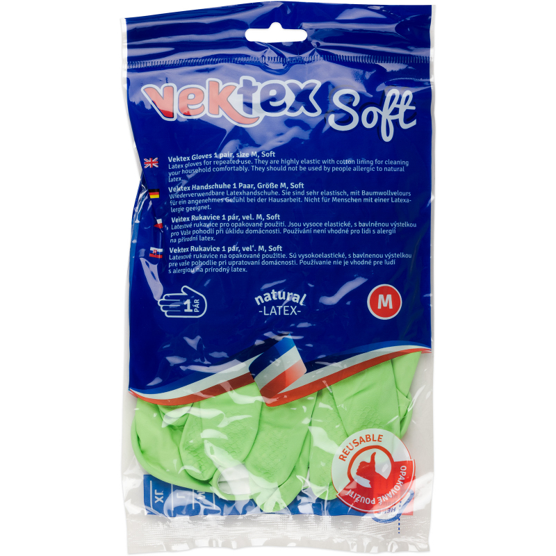 Rukavice úklidové Vektex SOFT vel. M