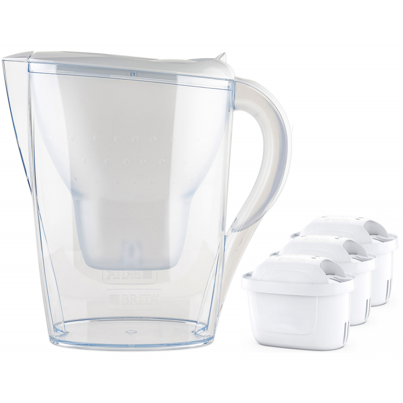 BRITA Marella konvice bílá + 3 filtry