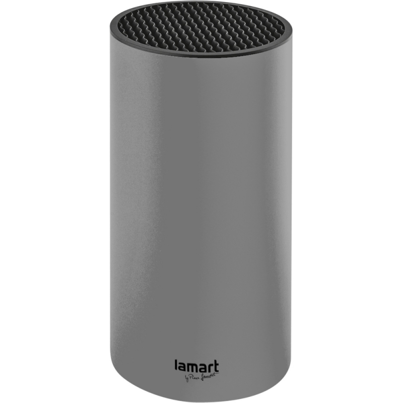 Blok na nože Lamart šedý 22,5 cm LT2083