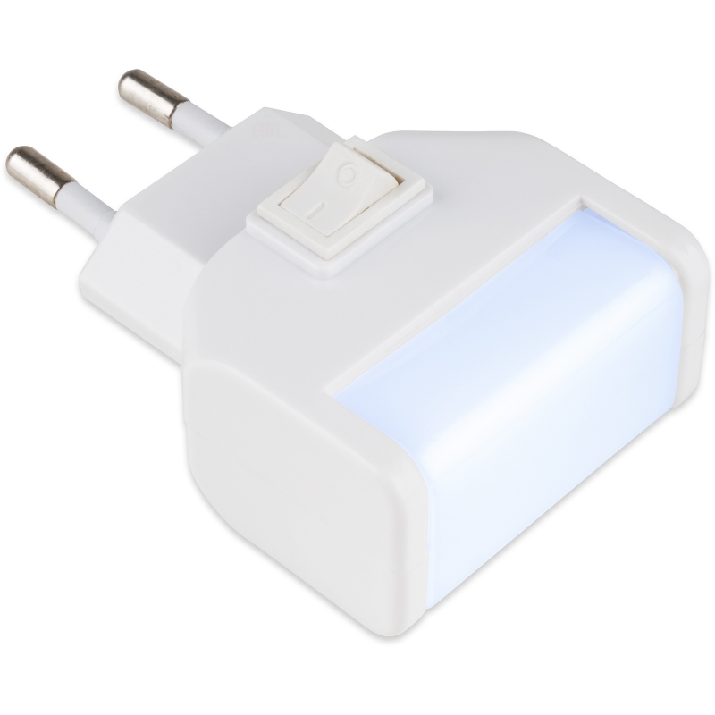 Sv�tlo orienta�n� s vyp�na�em LED 1W 60lm, do z�suvky