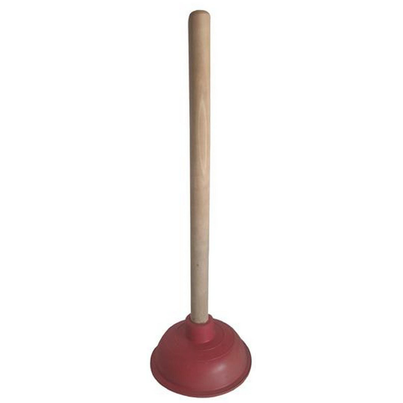 Zvon gumový dřevěný 40cm