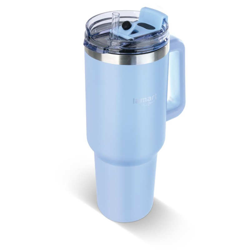 Termohrnek Lamart HUGE 0,9 l modrý LT4090