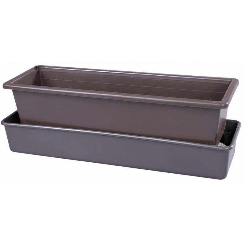Truhlík Lebiš PROFI 60 cm samozavlažovací hnědý