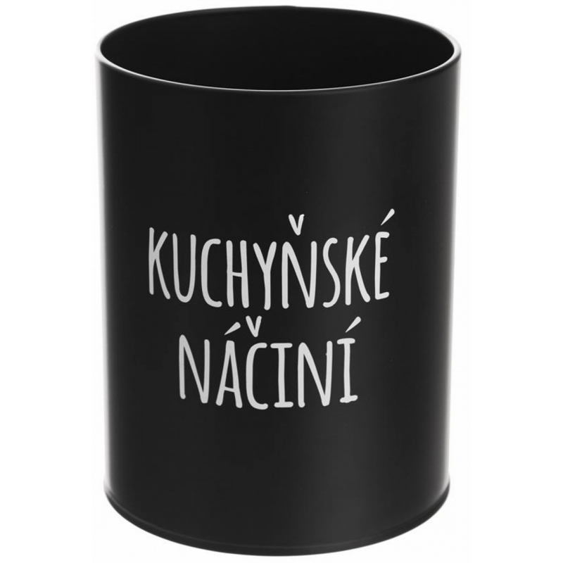 Stojan na kuchyňské náčiní BLACK