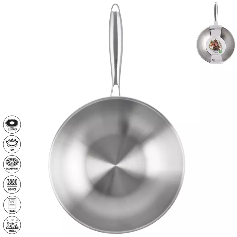 Pánev Orion STELLA WOK nerez 30cm