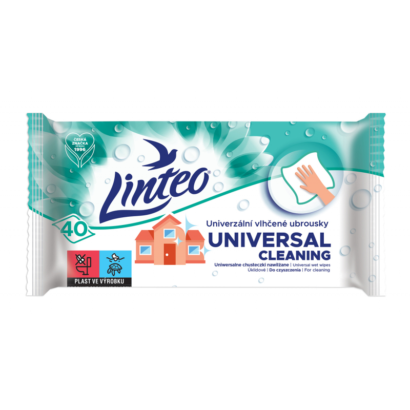 Ubrousky vlh�en� LINTEO Univerz�ln� 40 ks