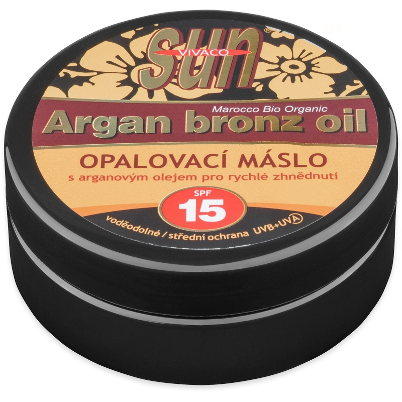 SUN Argan Bronz Oil opalovací máslo OF15 200 ml