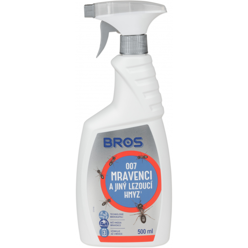BROS 007 postřik na mravence a lezoucí hmyz 500ml