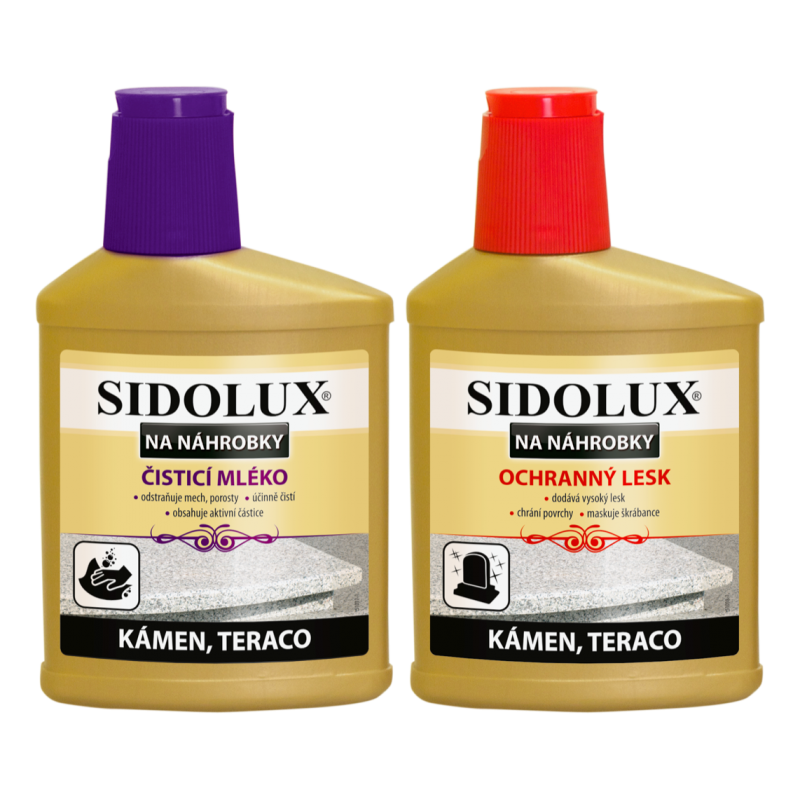 SIDOLUX na ošetření náhrobků 330 g + 250 ml