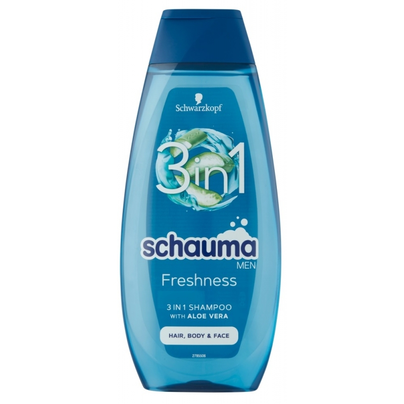 Šampon SCHAUMA MEN 3v1 mořské minerály 400 ml