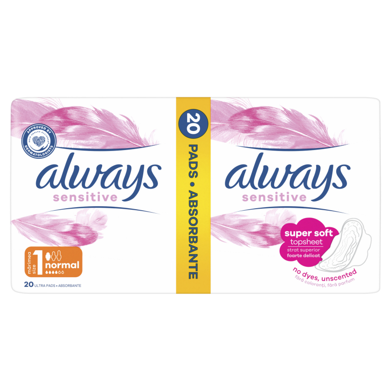 Vložky ALWAYS Ultra Sensitive Normal 20 ks