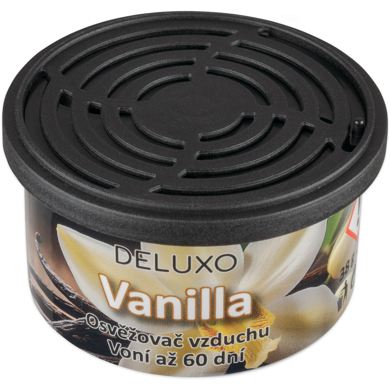 Osvěžovač do auta Deluxo Vanilla v plechovce