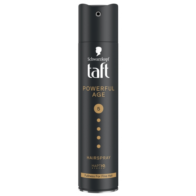 TAFT lak Powerful Age pro jemné a řídnoucí vlasy 250 ml