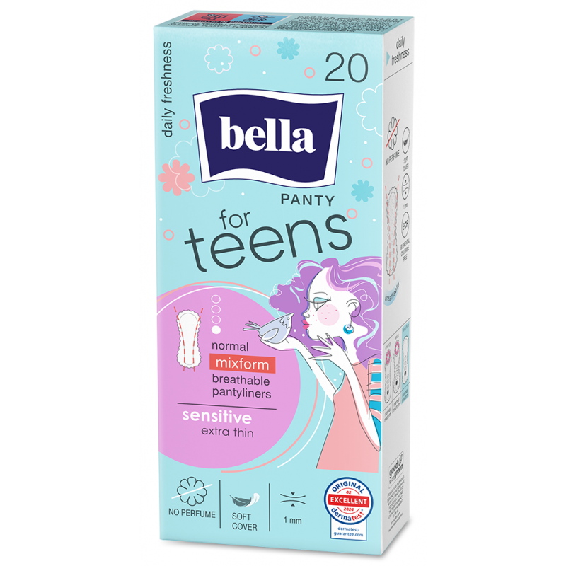 Vložky BELLA for Teens Slip Sensitive 20 ks
