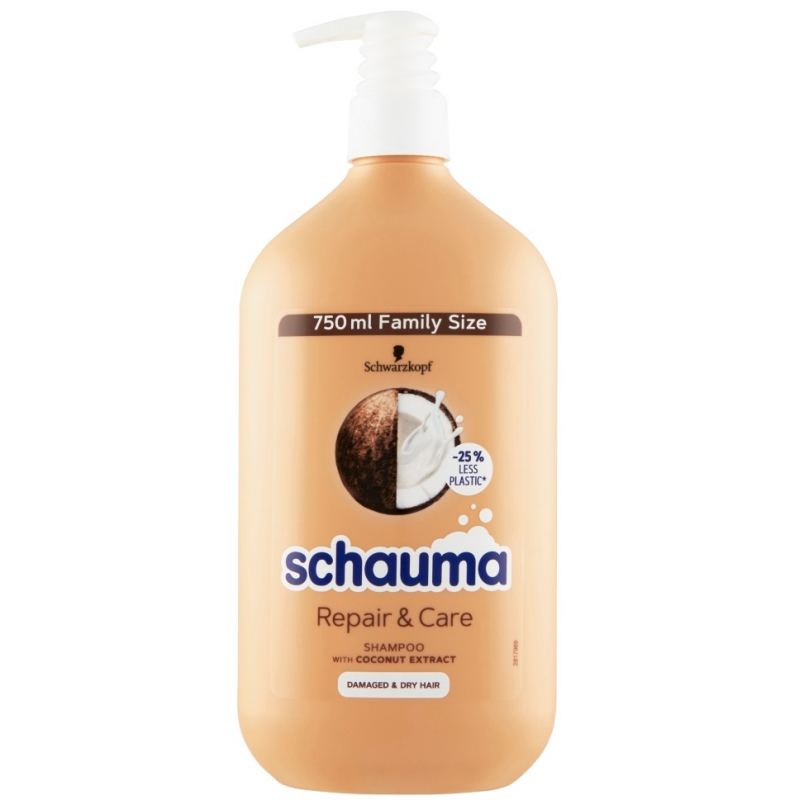 Šampon SCHAUMA Repair&Care s pumpičkou 750 ml