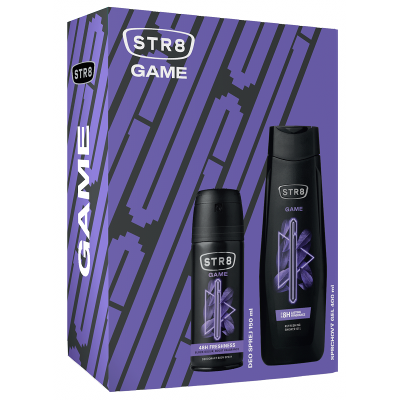 Kazeta STR8 Game /SPG 400 ml + deo 150 ml/