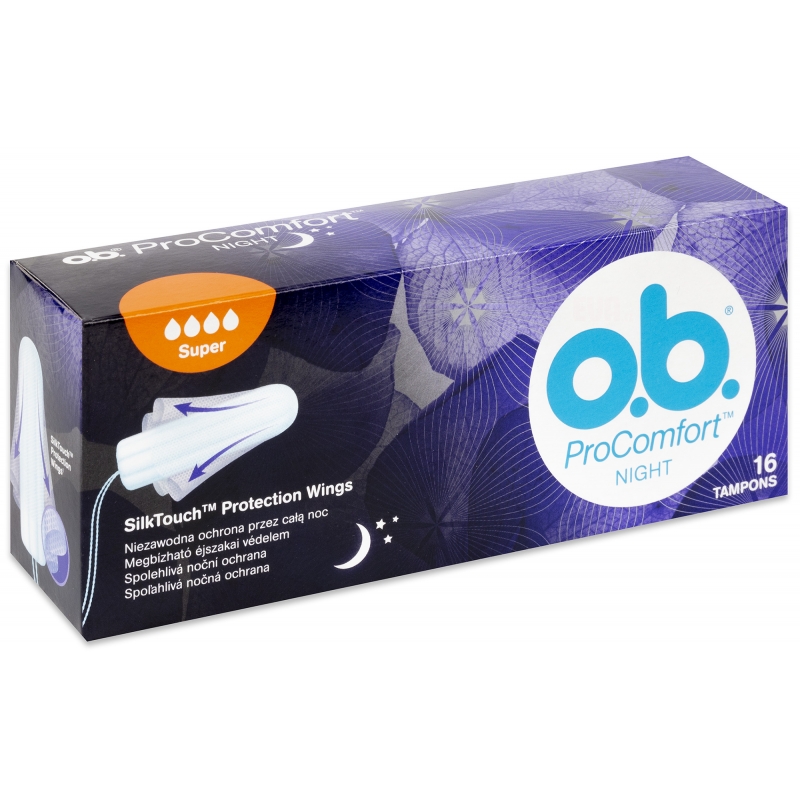 Tampony OB ProComfort Night Super 16 ks