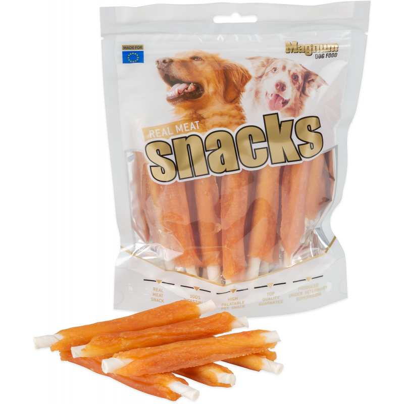 MAGNUM Chicken roll on Rawhide stick 250 g