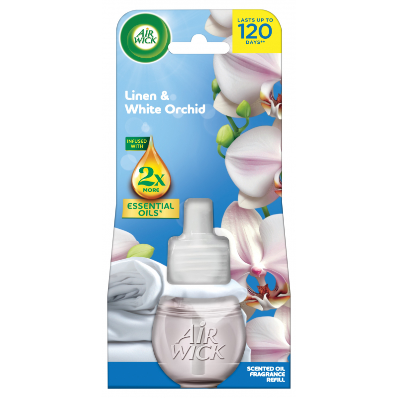AIR WICK electric n�pl� Pr�dlo a b�l� orchidej 19 ml