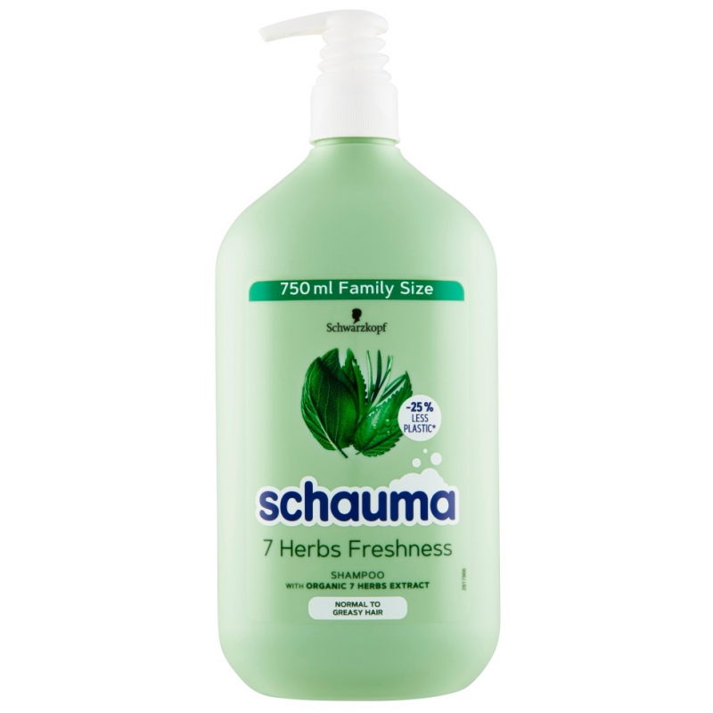 Šampon SCHAUMA 7 Herbs s pumpičkou 750 ml