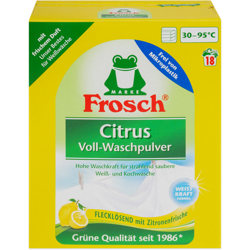 FROSCH prací prášek Citrus 1,35 kg