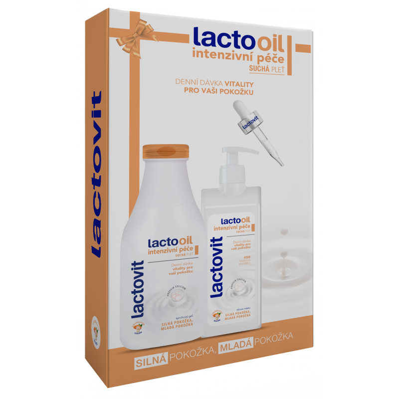 Kazeta LACTOVIT Lactooil (sg 500 ml + tělové mléko 400 ml)