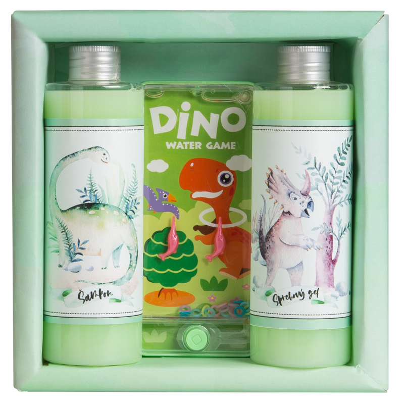 Kazeta DINO /SPG 250 ml + šampon 250 ml + vodní hra/