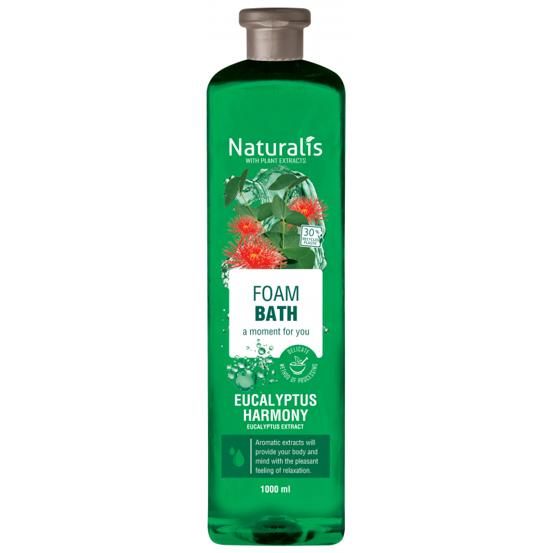 Pěnivá relaxační koupel NATURALIS Eucalyptus Harmony 1 l