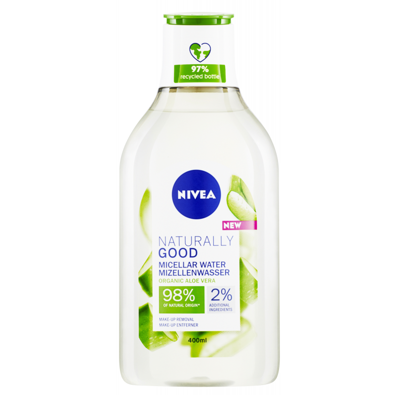 NIVEA micelární voda Naturally Good 400 ml