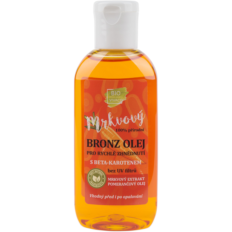 100% přírodní bronz olej pro rychlé zhnědnutí 75 ml