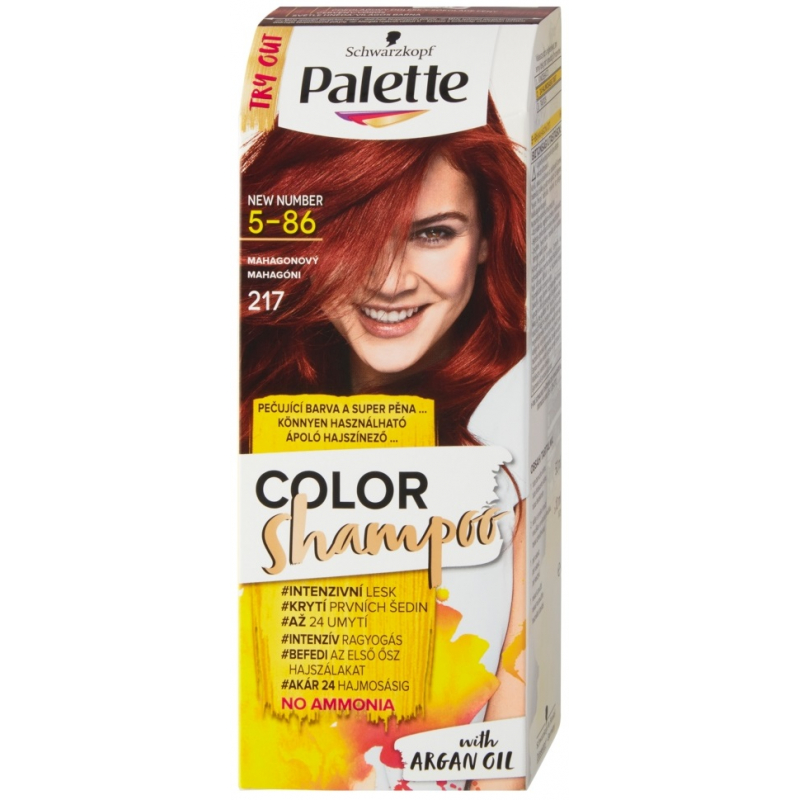 Barva PALETTE Color Shampoo 217/5-86 mahagonový
