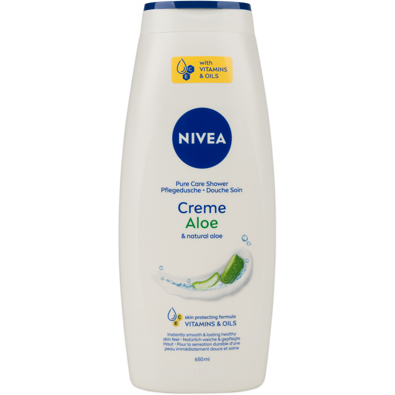 Sprchový gel NIVEA Creme Aloe 650 ml