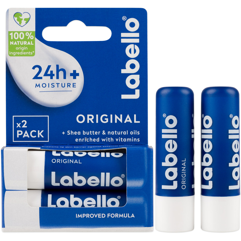 LABELLO balzám na rty Original Care 2x 4,8 g