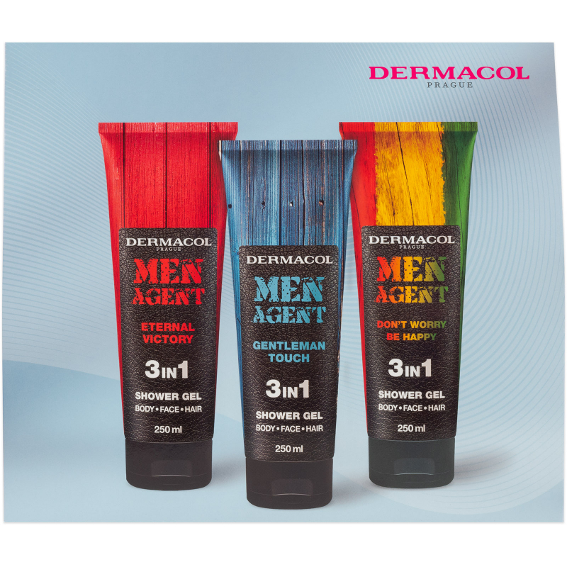 Kazeta DERMACOL MEN Agent /3x SPG 250 ml/