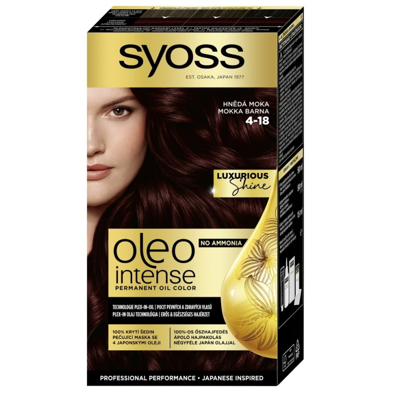 Barva SYOSS Oleo Intense 4-18 hnědá moka