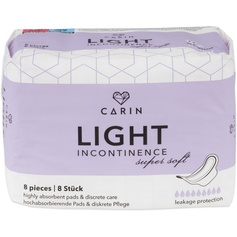 Vložky CARIN Light incontinence 8 ks