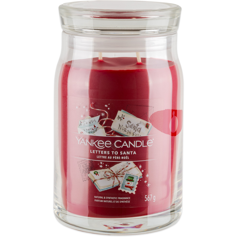 Svíčka YANKEE CANDLE Letters to Santa 567 g, 2 knoty
