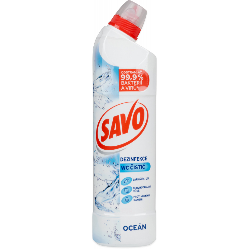 SAVO WC Oceán dezinfekce a svěžest 700 ml